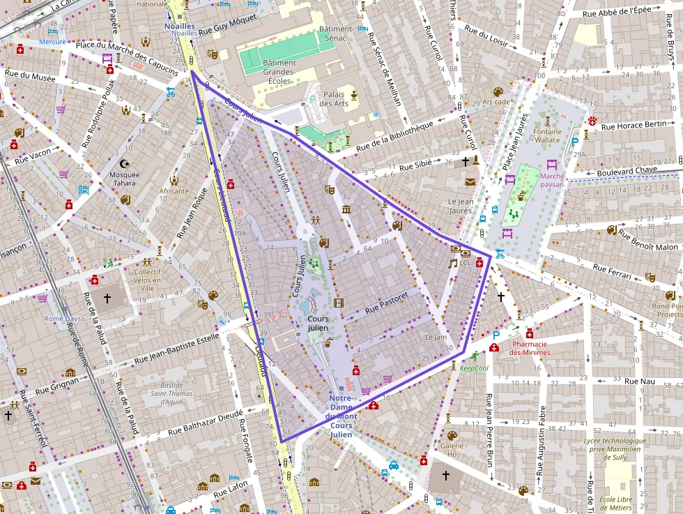 Appartement 56 m² trois pièces à vendre à Marseille 6e Arrondissement