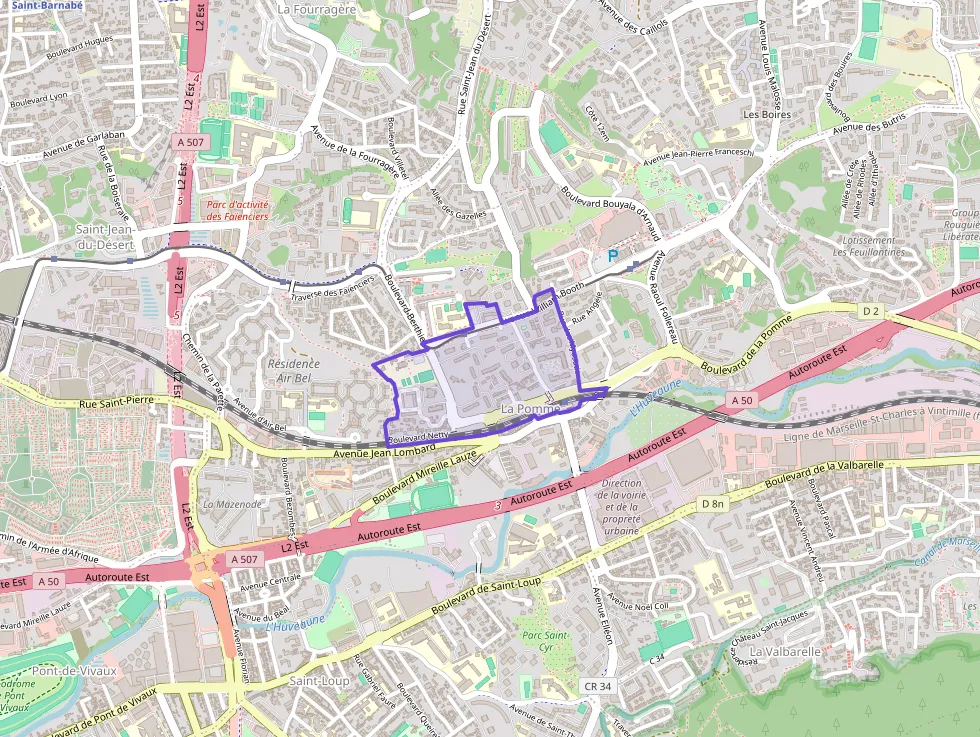 Appartement 73 m² quatre pièces à vendre à Marseille 11e Arrondissement
