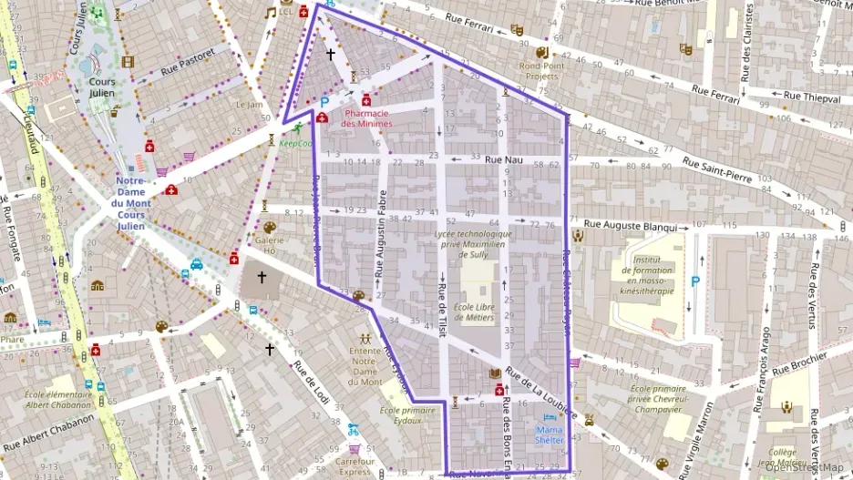 Appartement 43 m² deux pieces à vendre à Marseille 6e Arrondissement