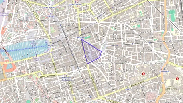 Appartement 36 m² deux pieces à vendre à Marseille 6e Arrondissement