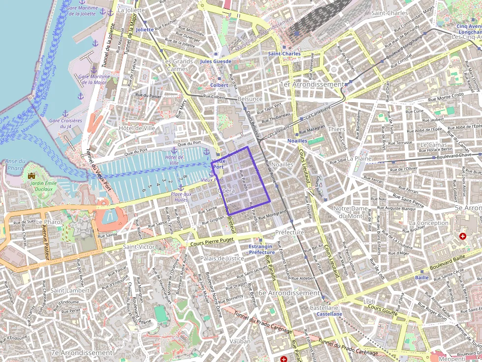 Appartement 35 m² une piece à vendre à Marseille 1er Arrondissement