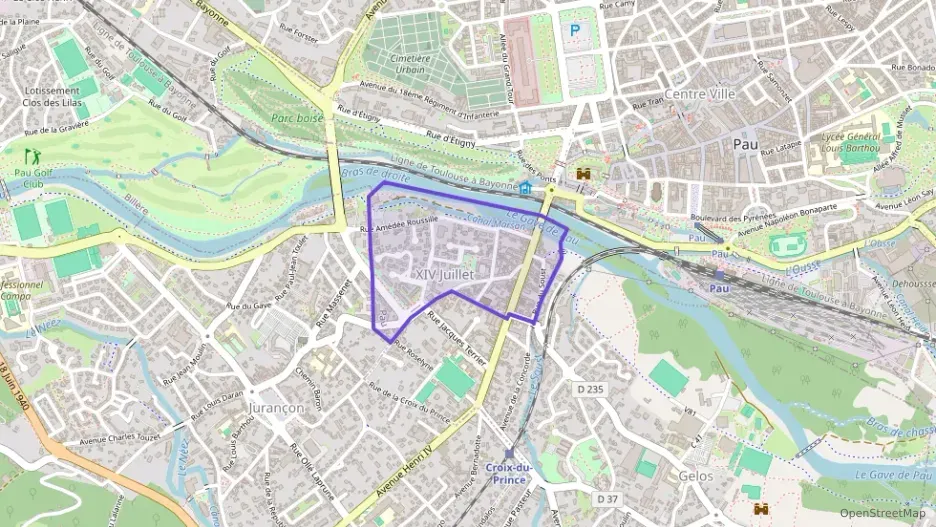 Appartement 40 m² deux pieces à vendre à Pau