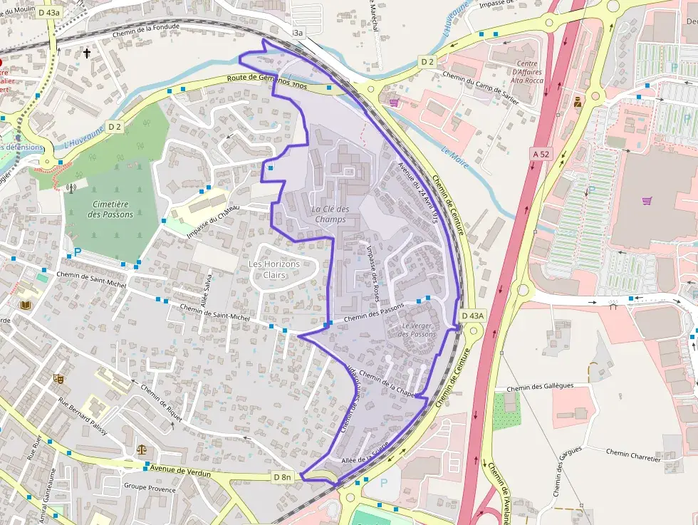 Appartement 79 m² quatre pièces à vendre à Aubagne