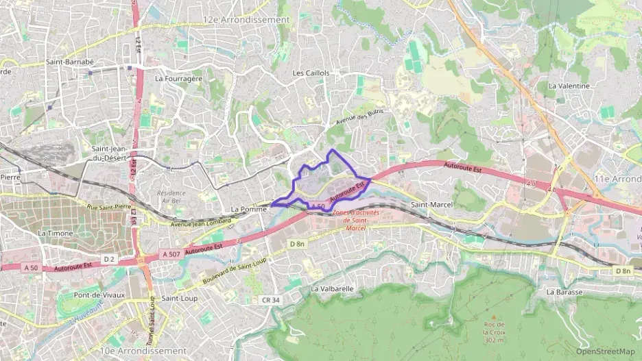 Appartement 70 m² trois pièces à vendre à Marseille 11e Arrondissement