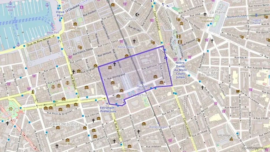 Appartement 38 m² deux pieces à vendre à Marseille 6e Arrondissement