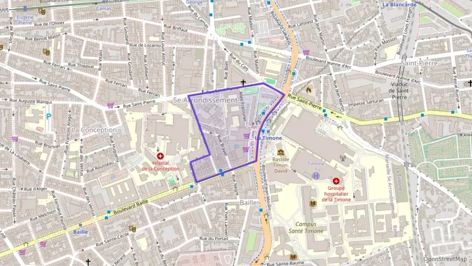 Appartement 66 m² trois pièces à vendre à Marseille 5e Arrondissement