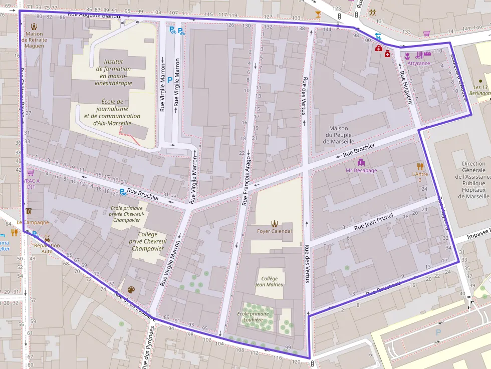 Appartement 60 m² trois pièces à vendre à Marseille 5e Arrondissement