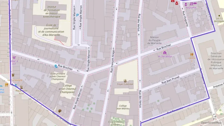 Appartement 60 m² trois pièces à vendre à Marseille 5e Arrondissement