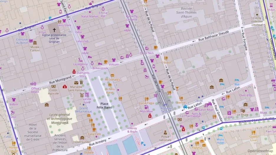 Appartement 59 m² deux pieces à vendre à Marseille 6e Arrondissement