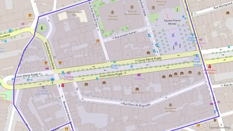 Appartement 21 m² une piece à vendre à Marseille 6e Arrondissement