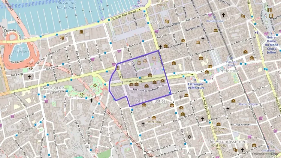 Appartement 106 m² quatre pièces à vendre à Marseille 6e Arrondissement