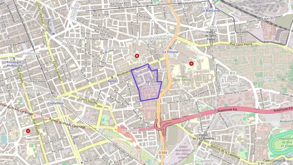 Appartement 59 m² trois pièces à vendre à Marseille 5e Arrondissement Appartement 59 m² trois pièces à vendre à Marseille 5e Arrondissement