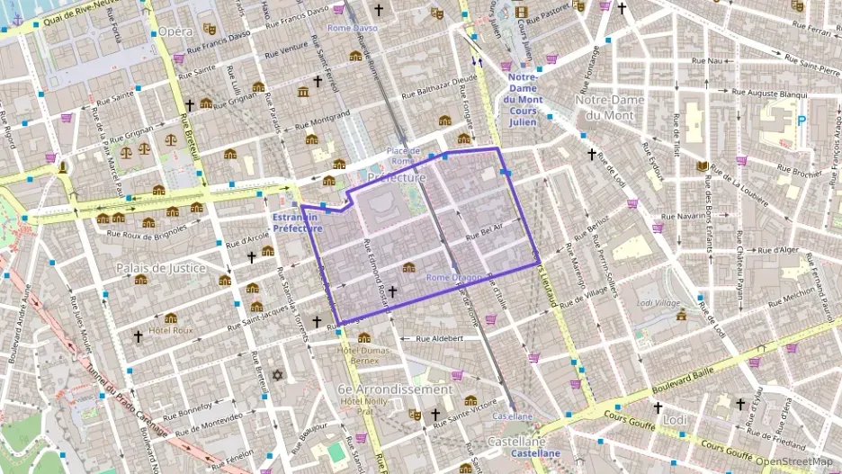 Appartement 56 m² deux pieces à vendre à Marseille 6e Arrondissement