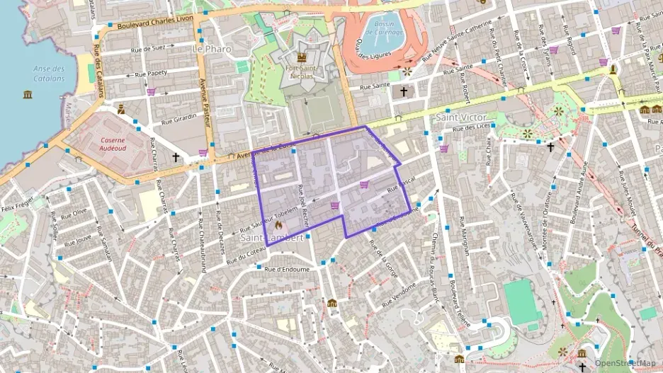 Appartement 39 m² deux pieces à vendre à Marseille 7e Arrondissement