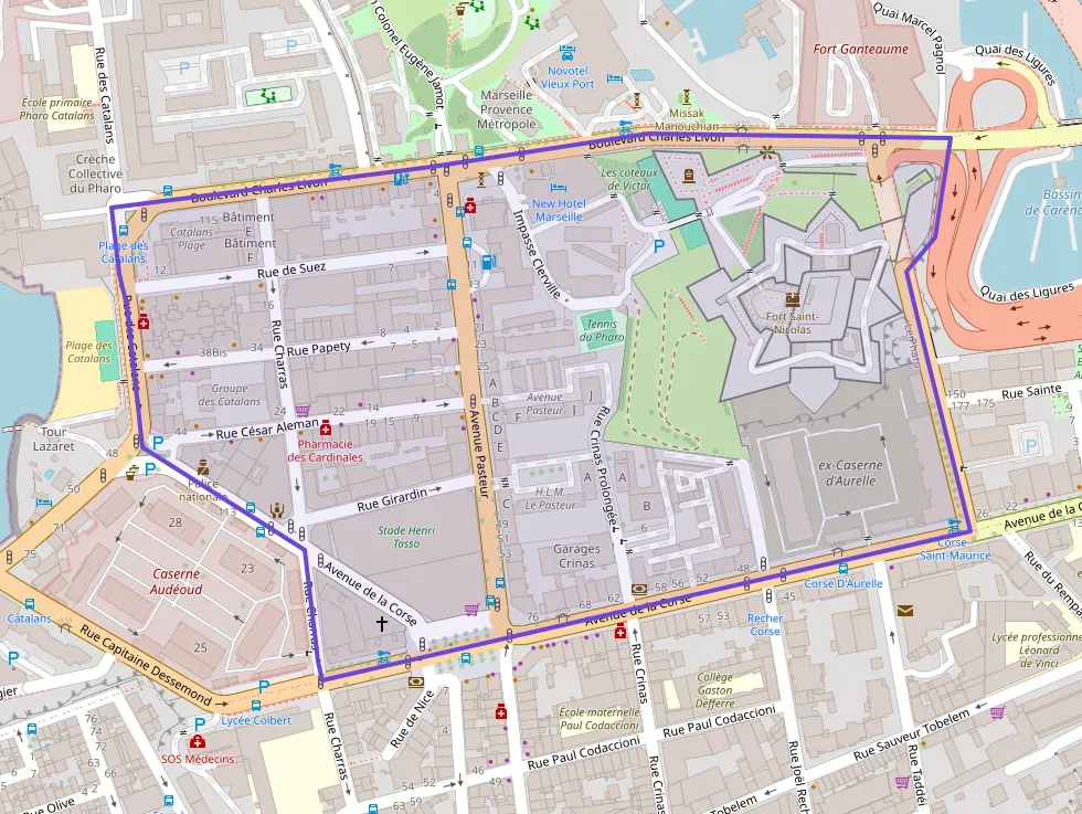 Appartement 92 m² quatre pièces à vendre à Marseille 7e Arrondissement