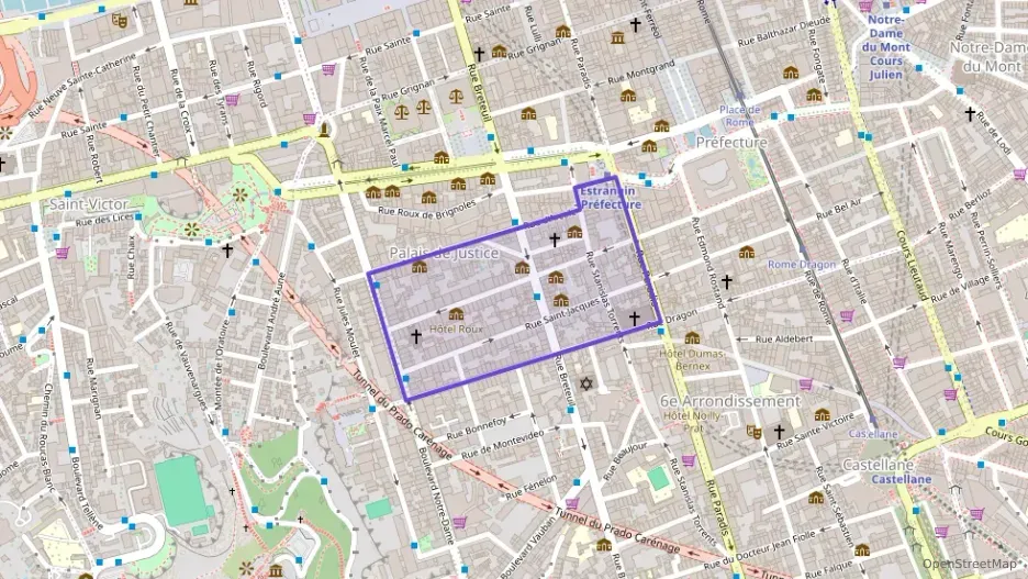 Appartement 130 m² trois pièces à vendre à Marseille 6e Arrondissement