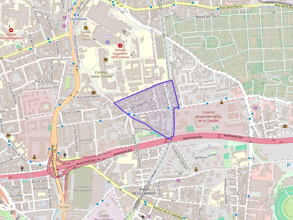 Appartement 38 m² deux pieces à vendre à Marseille 10e Arrondissement