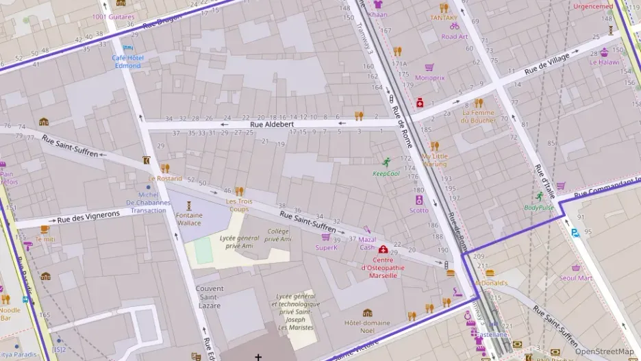 Appartement 75 m² trois pièces à vendre à Marseille 6e Arrondissement Appartement 75 m² trois pièces à vendre à Marseille 6e Arrondissement