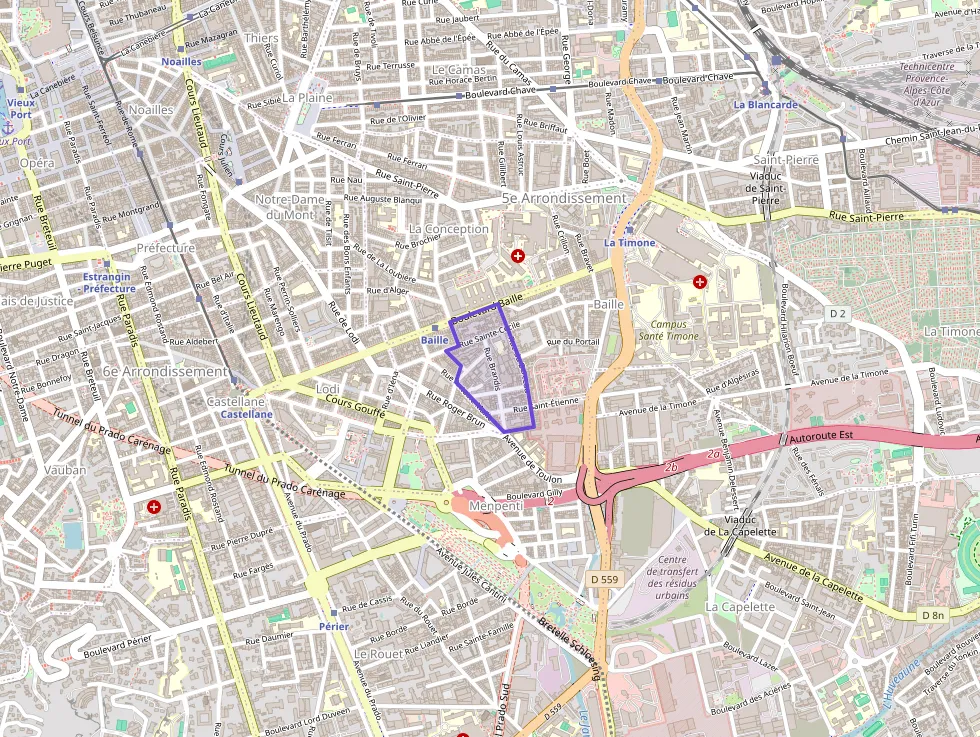 Appartement 23 m² une piece à vendre à Marseille 5e Arrondissement