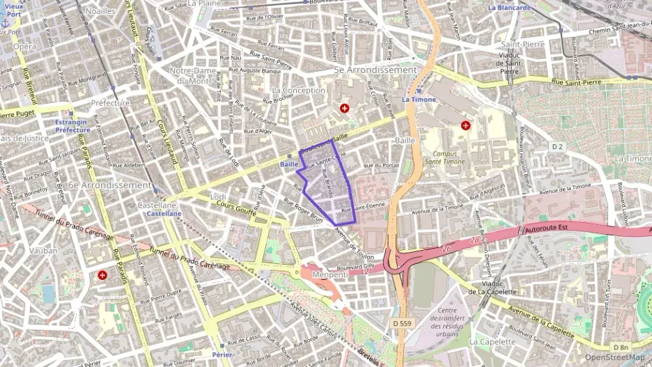 Appartement 23 m² une piece à vendre à Marseille 5e Arrondissement