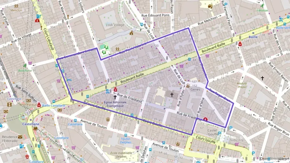 Appartement 66 m² trois pièces à vendre à Marseille 6e Arrondissement Appartement 66 m² trois pièces à vendre à Marseille 6e Arrondissement