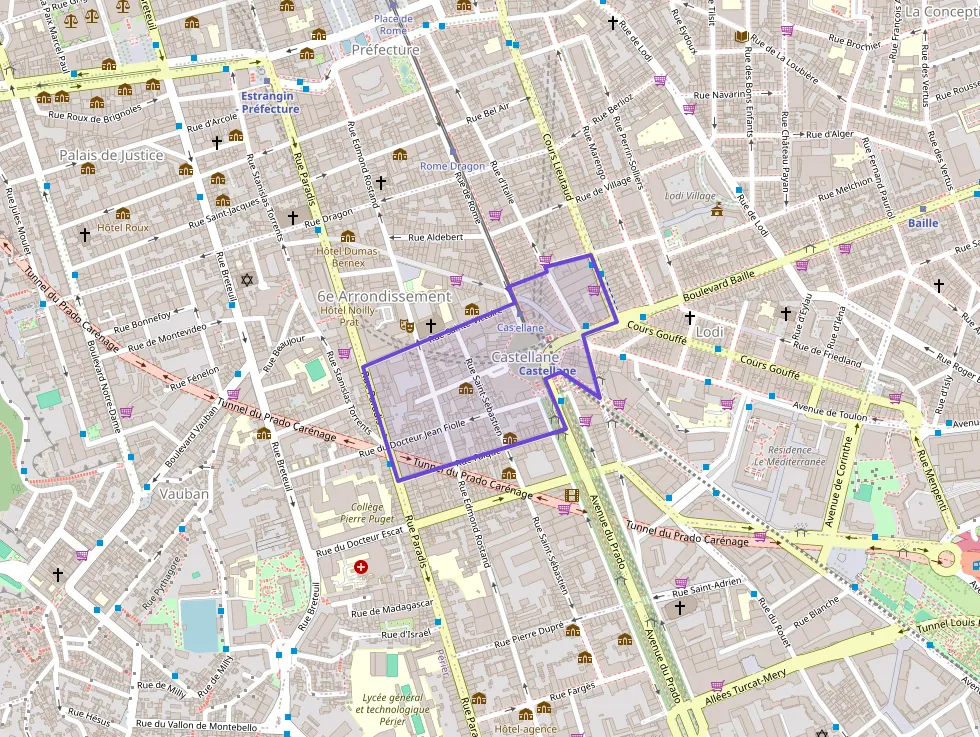 Appartement 25 m² deux pieces à vendre à Marseille 6e Arrondissement