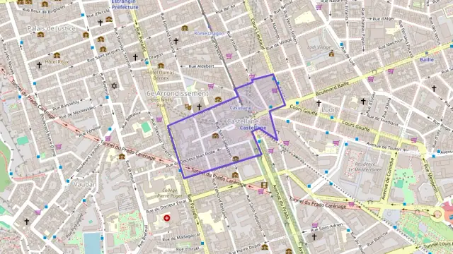 Appartement 25 m² deux pieces à vendre à Marseille 6e Arrondissement