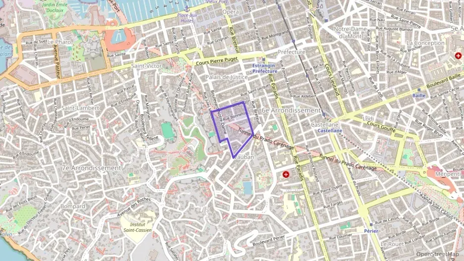 Appartement 115 m² cinq pièces à vendre à Marseille 6e Arrondissement