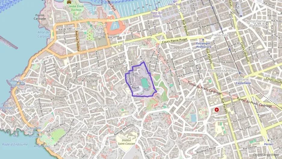 Appartement 49 m² deux pieces à vendre à Marseille 7e Arrondissement