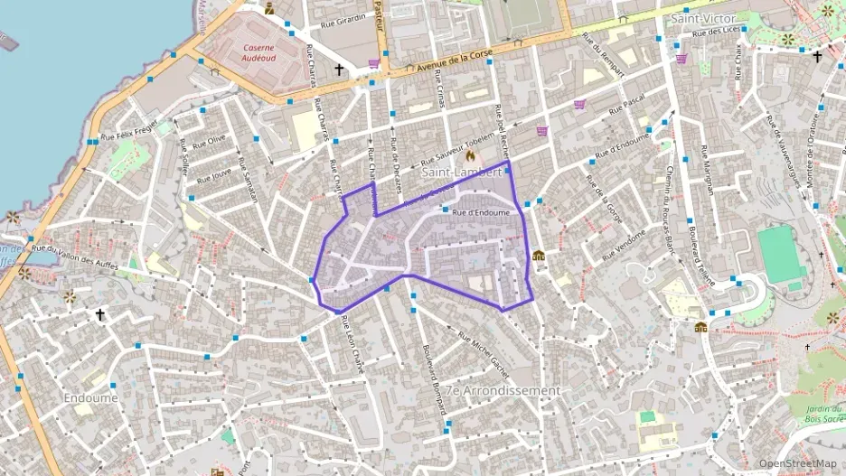 Appartement 60 m² trois pièces à vendre à Marseille 7e Arrondissement