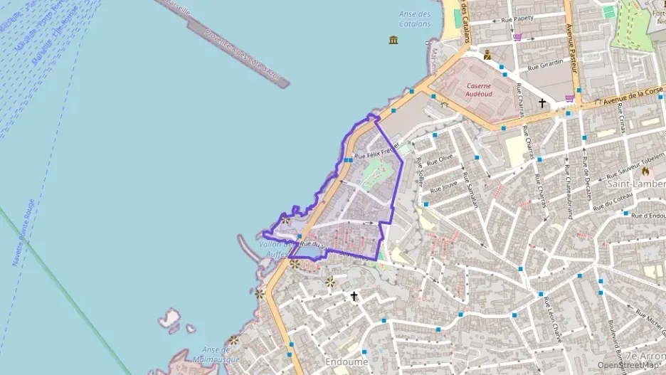 Appartement 40 m² deux pieces à vendre à Marseille 7e Arrondissement