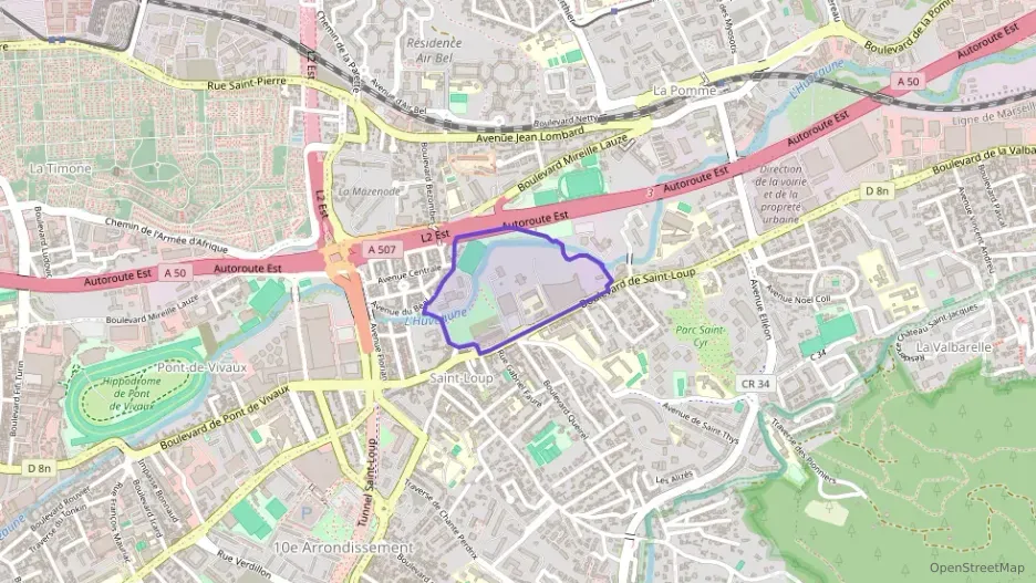 Appartement 61 m² trois pièces à vendre à Marseille 10e Arrondissement