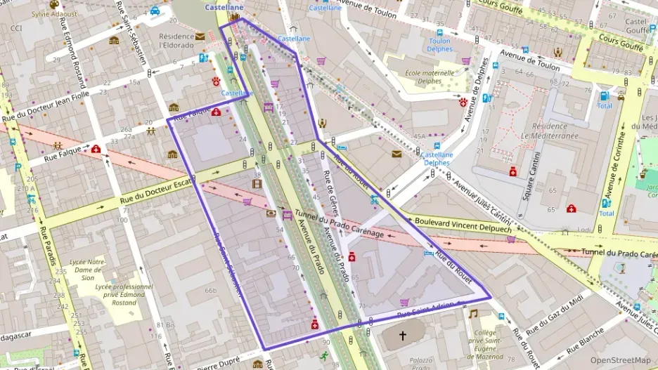 Appartement 80 m² cinq pièces à vendre à Marseille 6e Arrondissement