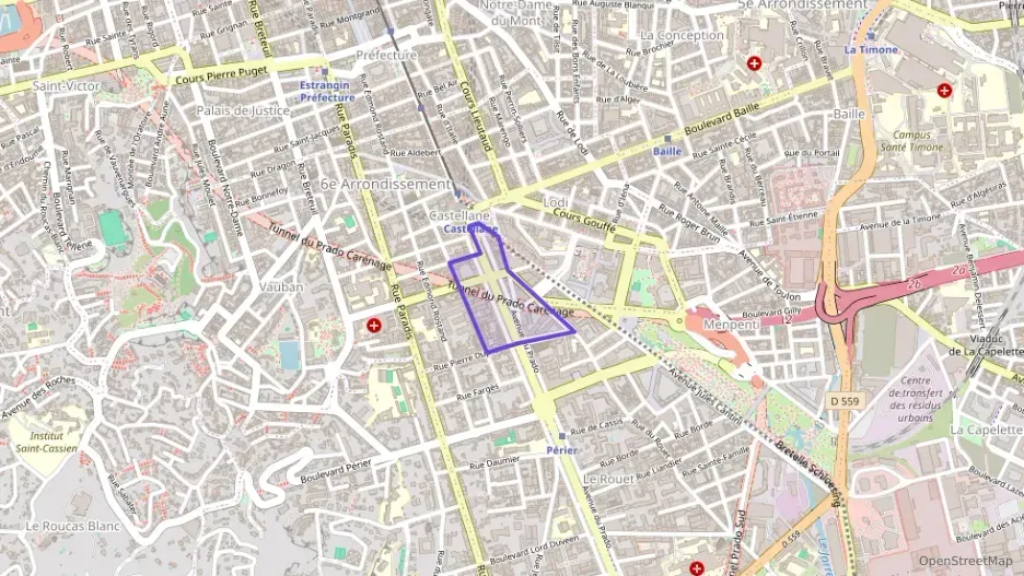 Appartement 80 m² cinq pièces à vendre à Marseille 6e Arrondissement