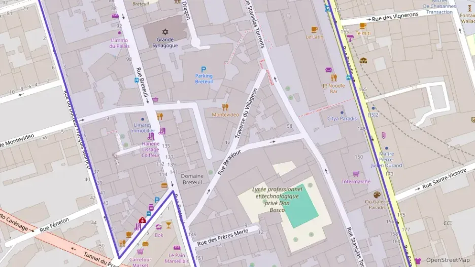 Appartement 60 m² trois pièces à vendre à Marseille 6e Arrondissement