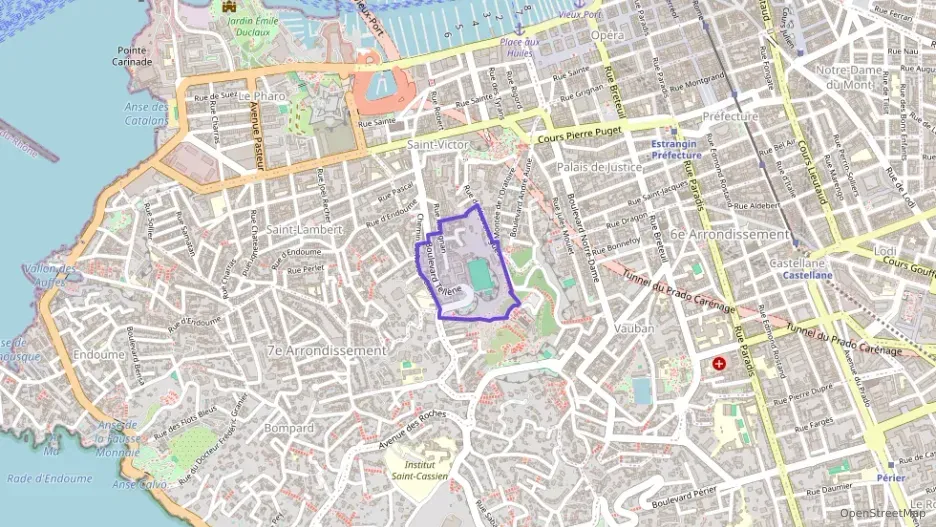 Appartement 35 m² une piece à vendre à Marseille 7e Arrondissement