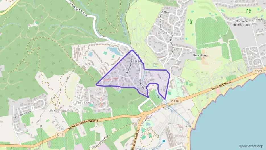 Appartement 80 m² quatre pièces à vendre à Grimaud