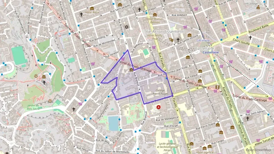 Appartement 45 m² deux pieces à vendre à Marseille 6e Arrondissement