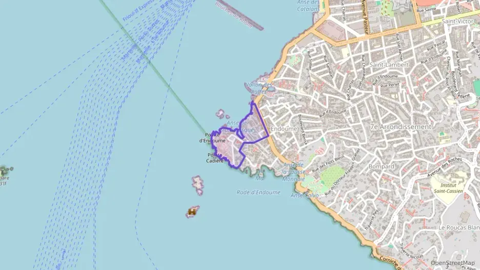 Appartement 65 m² trois pièces à vendre à Marseille 7e Arrondissement