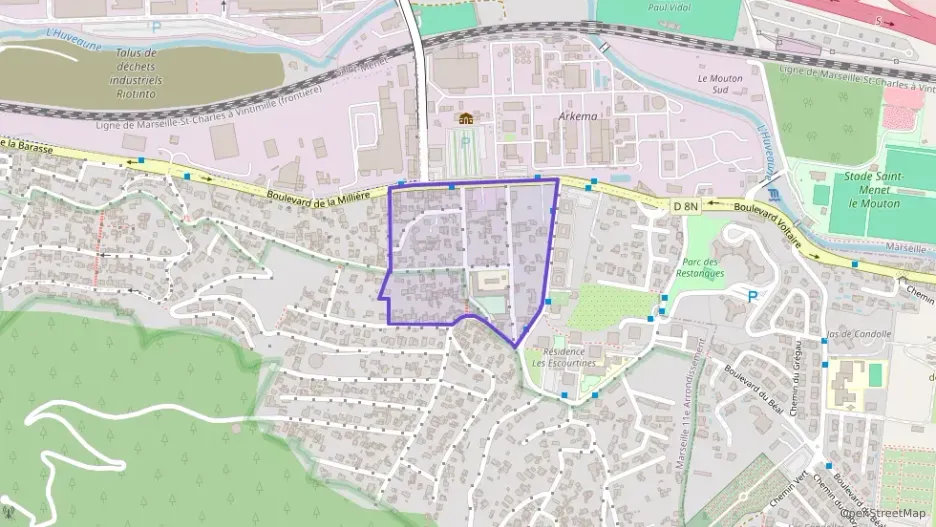 Appartement 55 m² une piece à vendre à Marseille 11e Arrondissement