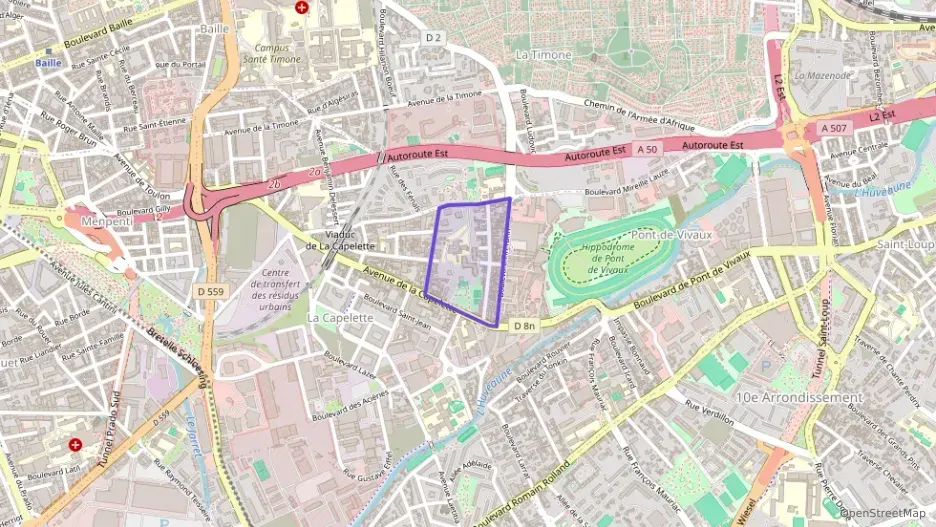 Appartement 60 m² trois pièces à vendre à Marseille 10e Arrondissement