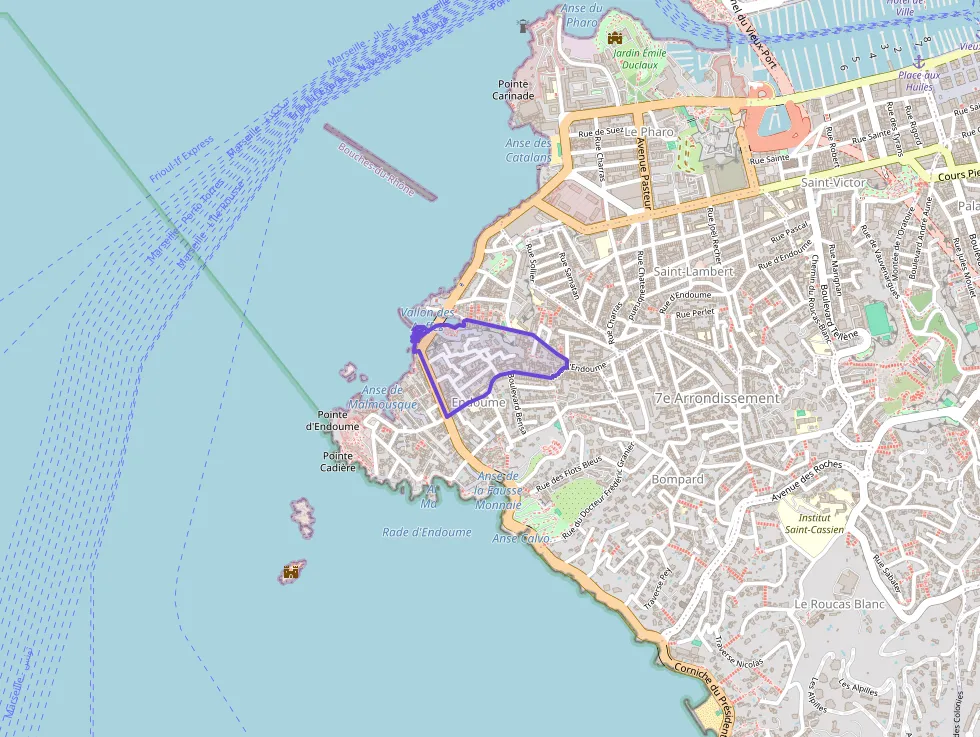 Appartement 59 m² trois pièces à vendre à Marseille 7e Arrondissement