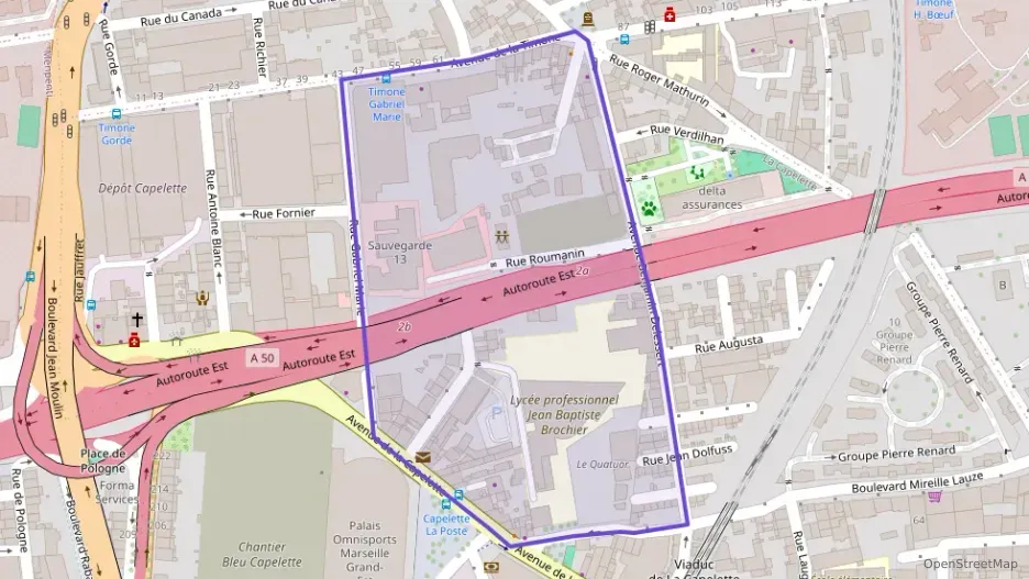 Appartement 56 m² deux pieces à vendre à Marseille 10e Arrondissement