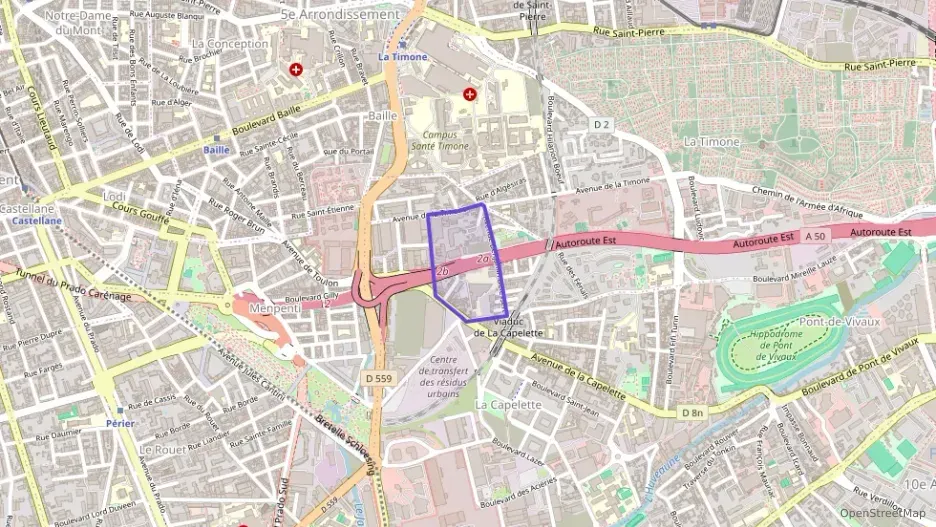 Appartement 56 m² deux pieces à vendre à Marseille 10e Arrondissement