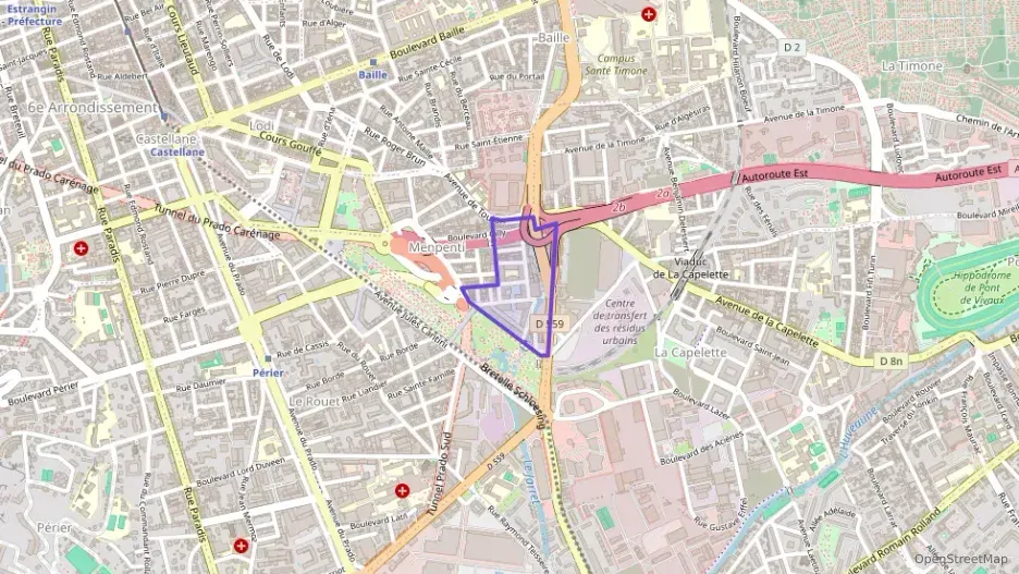 Appartement 21 m² une piece à vendre à Marseille 10e Arrondissement