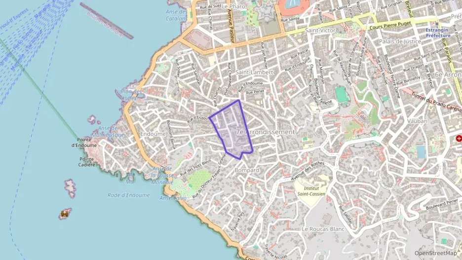 Appartement 64 m² trois pièces à vendre à Marseille 7e Arrondissement