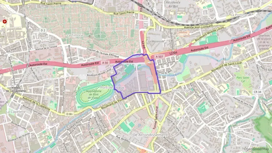 Appartement 72 m² deux pieces à vendre à Marseille 10e Arrondissement