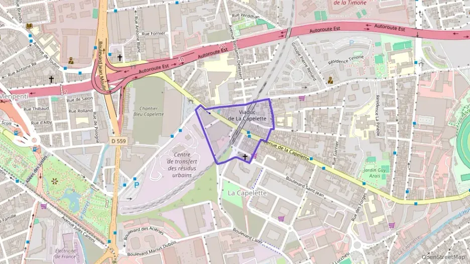 Appartement 35 m² une piece à vendre à Marseille 10e Arrondissement