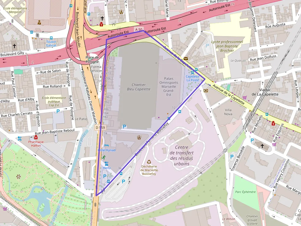 Appartement 38 m² deux pieces à vendre à Marseille 10e Arrondissement