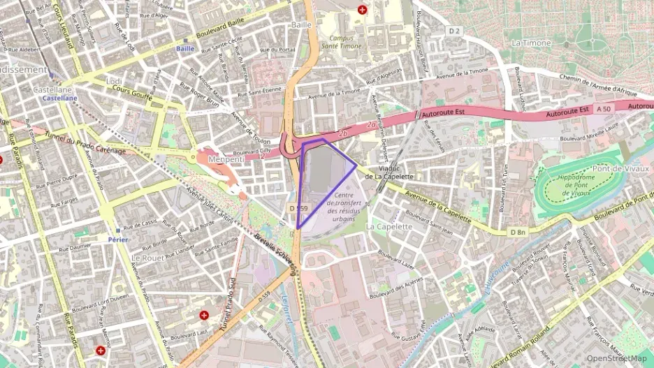 Appartement 38 m² deux pieces à vendre à Marseille 10e Arrondissement